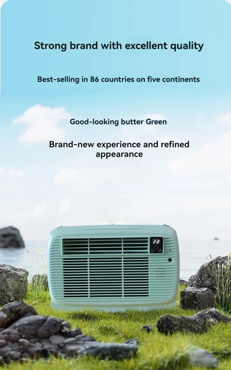 220v 650W Portable Air Conditioner Hot Selling Upgrade Refrigeration Outdoor Camping Tent Small Air Conditioner