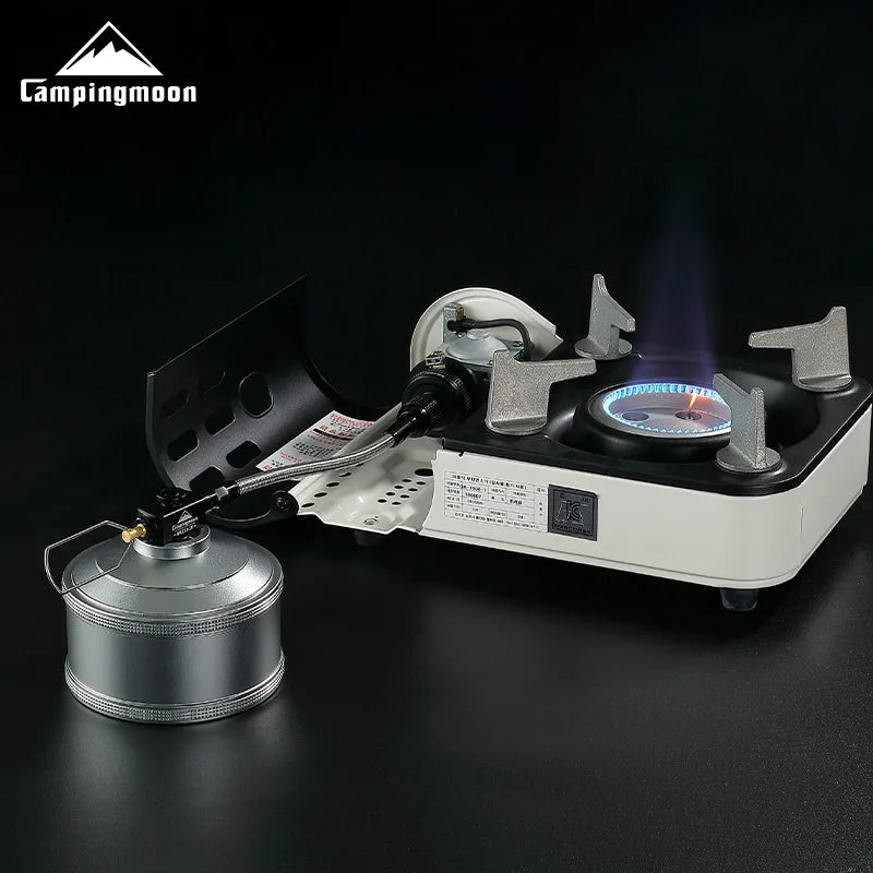 BKZ21-20 Outdoor Picnic Camping Inverted Canister Compatible Gas Stove Extension Tube with Valve