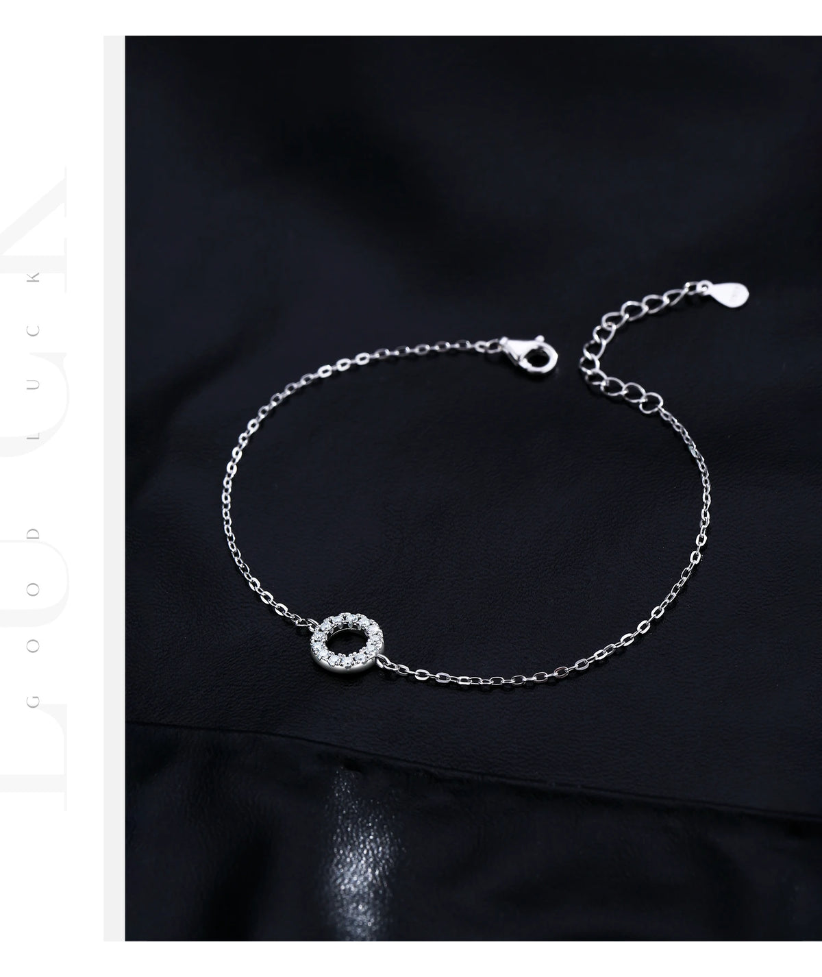 MODIAN D Color Moissanite Bracelet 925 Sterling Silver Fashion Hallow Out Round Link Chain Bracelet For Women Fine Jewelry Gifts