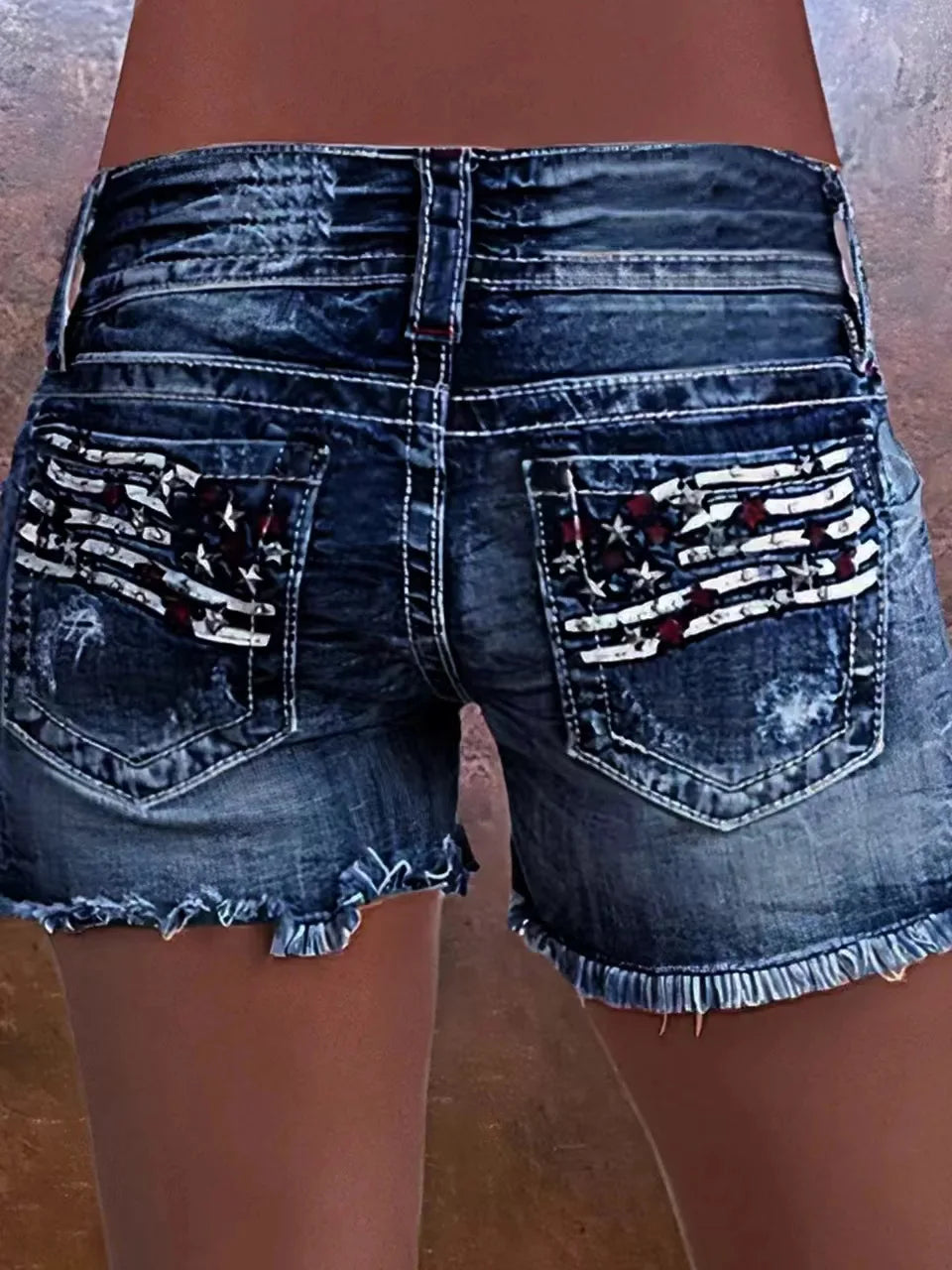 Denim Pant Women Jeans Shorts Short Pants Slim Fit High Waist Button Trousers Skinny Streetwear Hole Splice Summer 2025