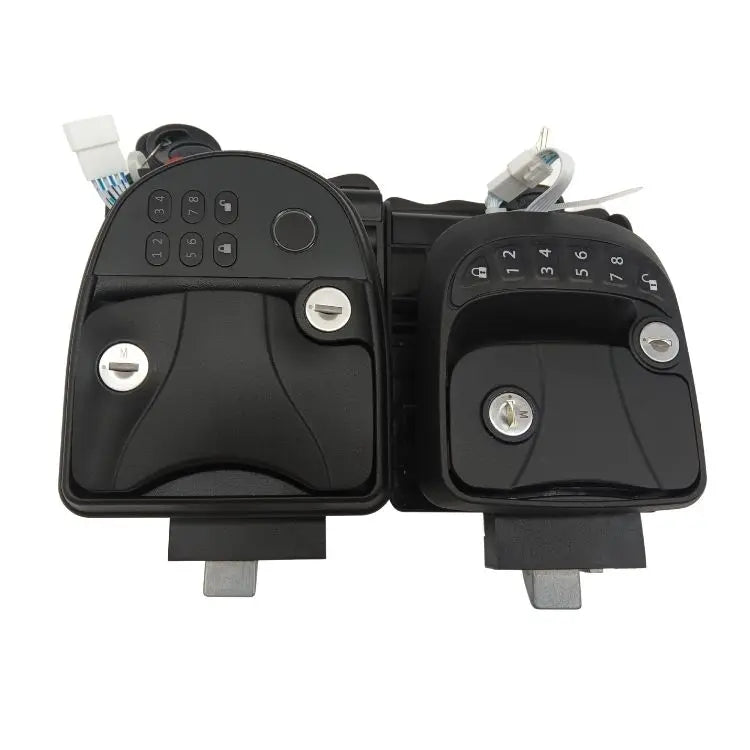 Caravana Accesorios Camping Rv Lock Fingerprint Sensor Caravan Rv Keyless Entry Door Locks Handle Latch Knob Deadbolt Bl