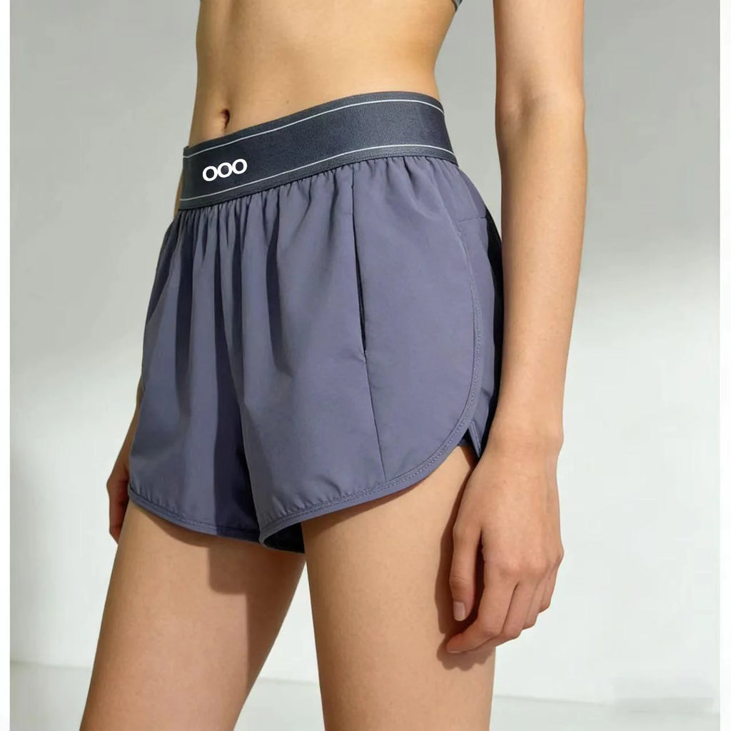 2026 Women's Yoga Exercise Breathable High Waist Hip Lifting Yoga Fitness Outdoor Running Shorts