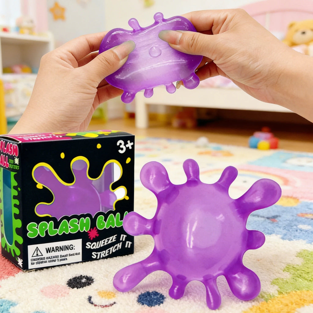 Splash Shaped Pinching Ball Slow Rebound Pressure Relief Ball Maltose Decompression Toy Squeeze Balls Blind Box Party Gif Toys