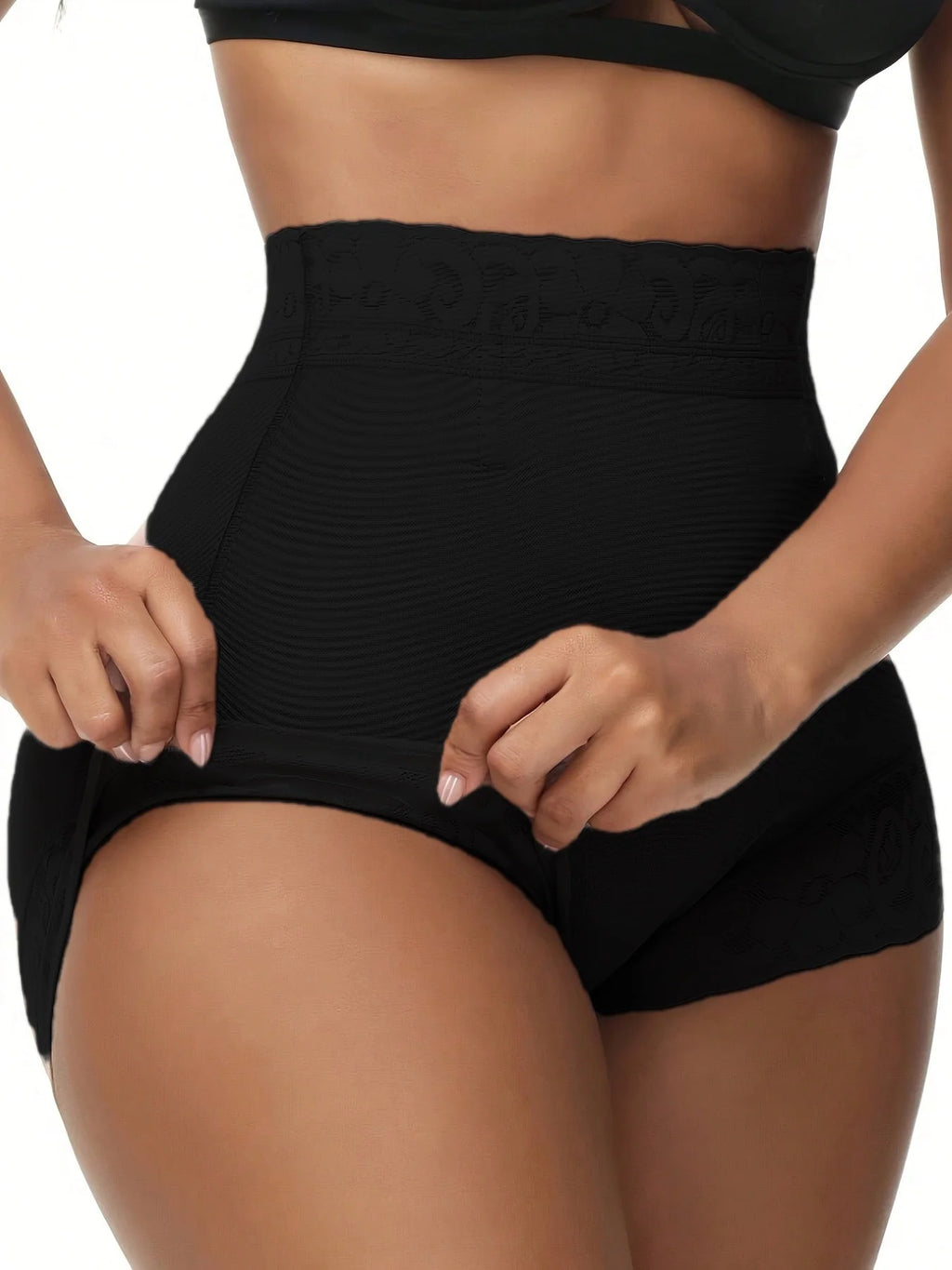 Shape for Women Tummy Control Short Faja Body Shaper Compression Panties Briefs Lace Underwear