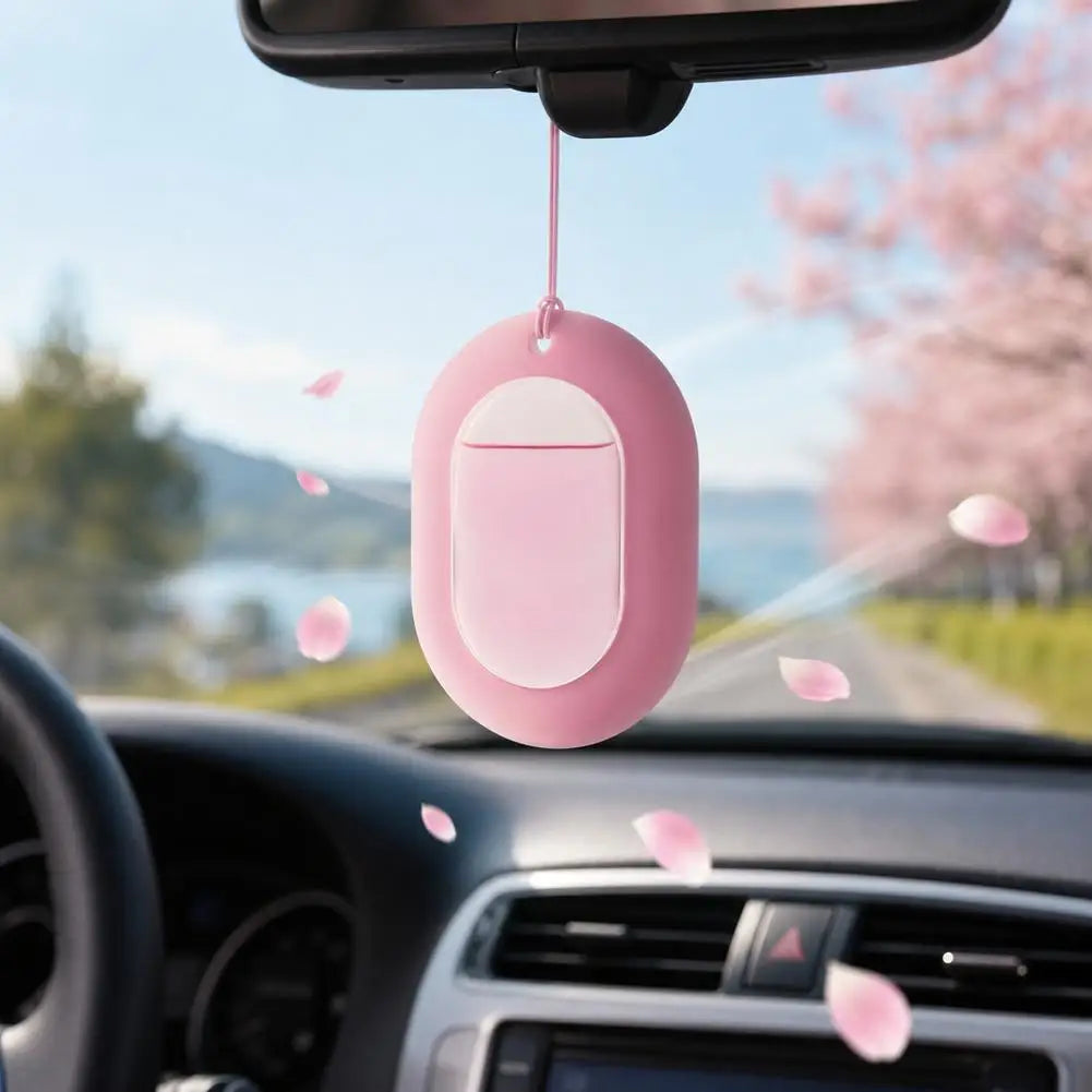 Car Air Freshener Essential Oil Long Lasting Fragrance Hanging Rearview Mirror Diffuser Perfume Pendant Auto Accessories