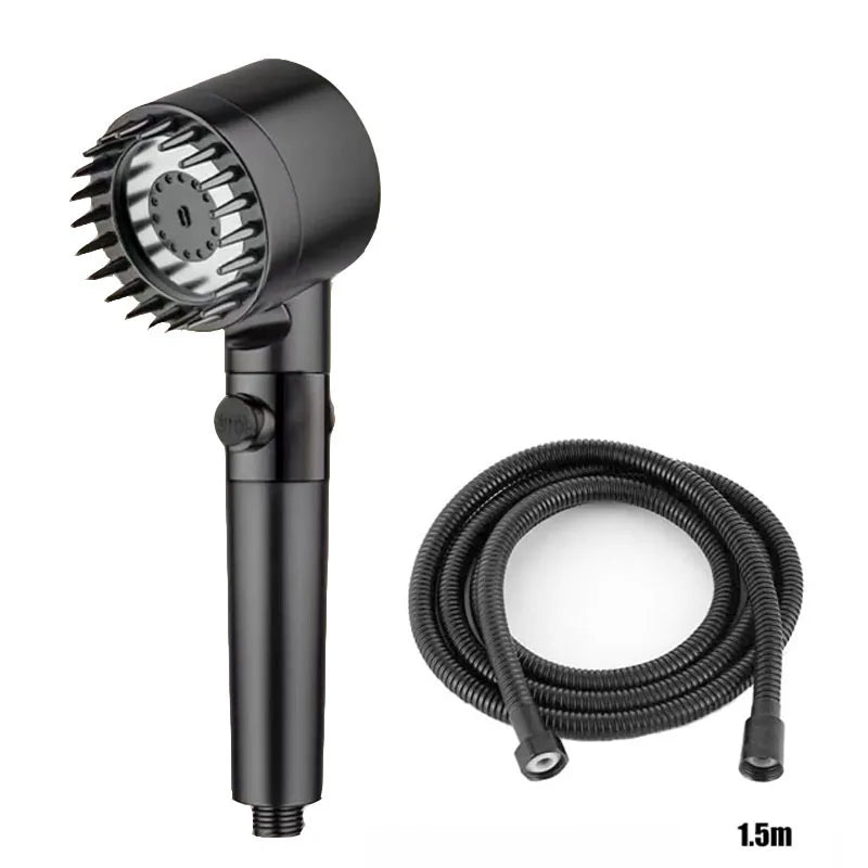 Shower for Bathroom Accessories Three Level Adjustment Showerhead Pressurization Head Massage Knobs Filter Set Showers Parts