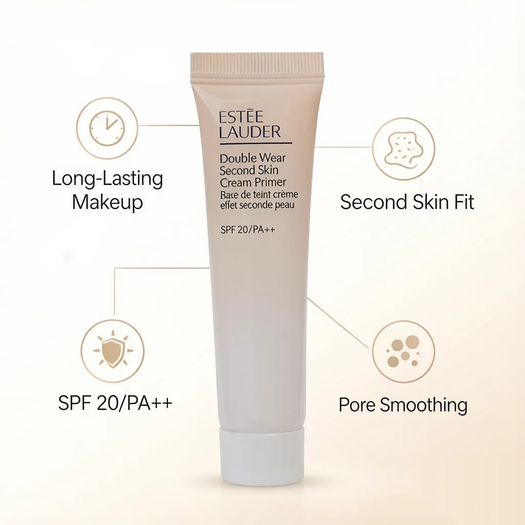 Estee Lauder Double Wear Stay-in-Place Makeup Base SPF 20 15ml Mini Travel Size Primer Smoothing Hydrating Velvety Radiance