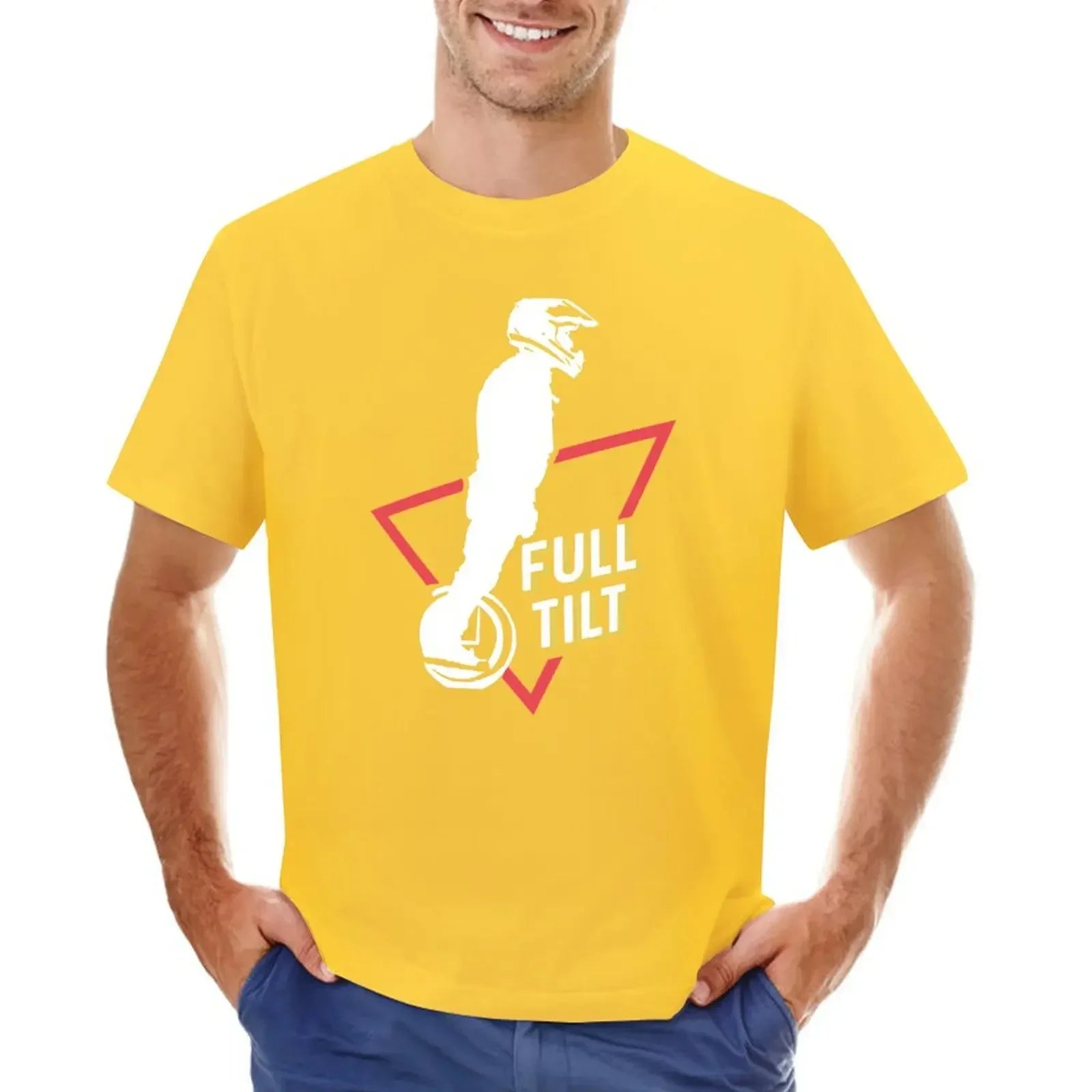 EUC-electric unicycle Full Tilt T-Shirt aesthetic clothes summer top cotton funny t shirts for men Short Sleeve Round Collar