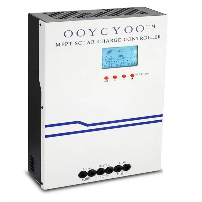 OOYCYOO 100 Amp MPPT Charge Controller MPPT 12V 24V 36V 48V Auto, 100amp Solar Charge Regulator Max 150V w/LCD Display