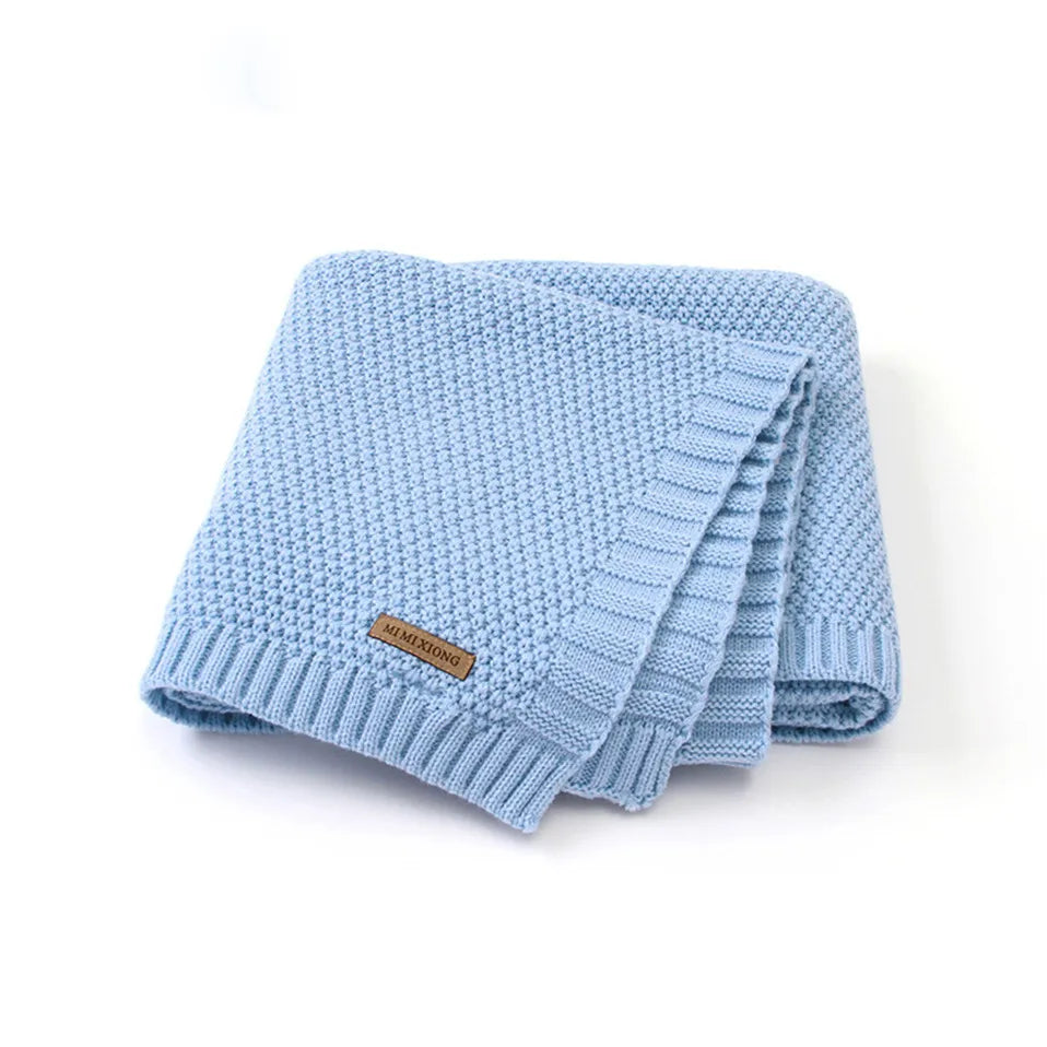 Baby Blankets Knitted Newborn Swaddle Wrap Blanket Cartoon Rabbit Toddler Photograph Props Multifunction Children Covers