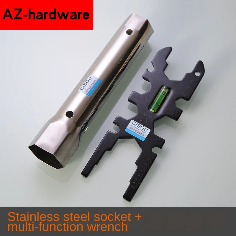 Faucet Multifunctional Repair Tool Drainer Sleeve Wrench Toilet Bubbler Inlet Pipe Installation Accessories