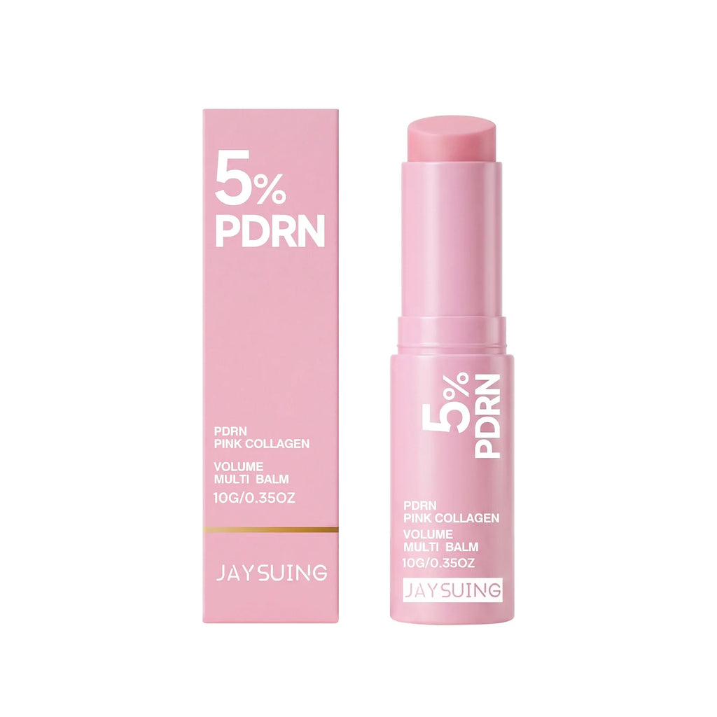 2026 New PDRN Pink Collagen Multi Balm Stick Volume Firming Anti Aging Smooth Fine Lines Eye Neck Forehead Smile Lines Face Care