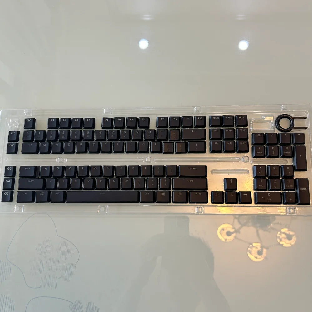 Matte version black G913 G913TKL keycap G915 G915TKL mechanical keyboard matte light-transmitting non-slip keycap