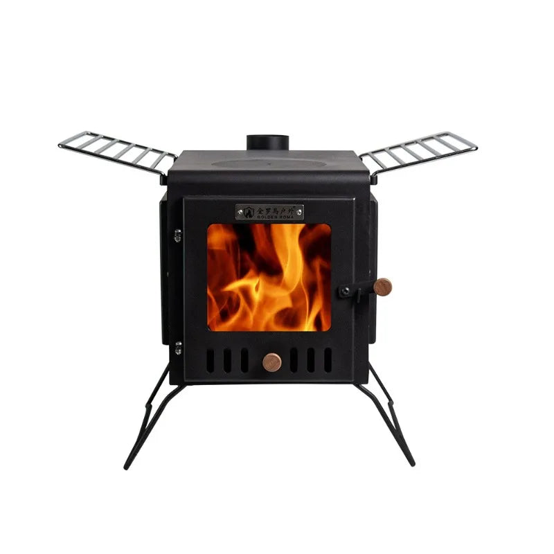 Tent Stove Camping Firewood Household Outdoor Water Firewood Gas Tank Cassette Heating Tea