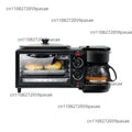 Three-in-one Breakfast Machine, Household Multi-functional Electric Oven, Coffee Machine, Grilling and Frying in One