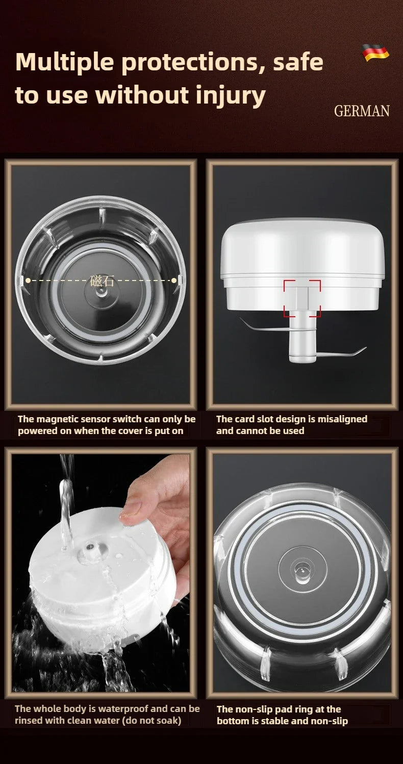 Electric Mini Garlic Chopper 100/250ML USB Vegetable Onion Chopper baby food processor Portable Small Food Processor