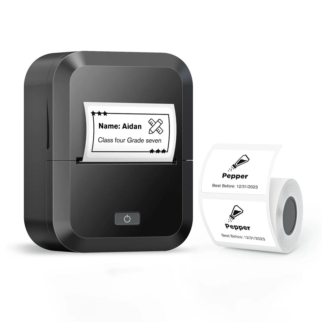 Wireless Bluetooth Label Printer, Portable Thermal Printer, Inkless Labeling Machine, Mini Label Maker Support Smartphones PC
