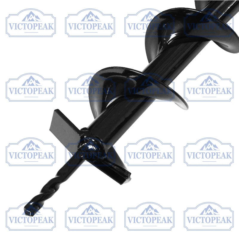 Garden Machinery Accessories 80mm Ground Drill Bit (Without Engine Machine) for Digging Holes and Planting Crops