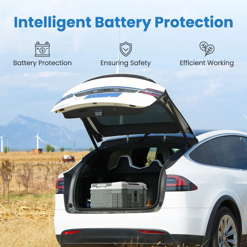 New Arrival Home Upgrade 12V 10 Quart Portable Car Refrigerator Freezer Cooler for Truck RV Camper SUV AC DC Power