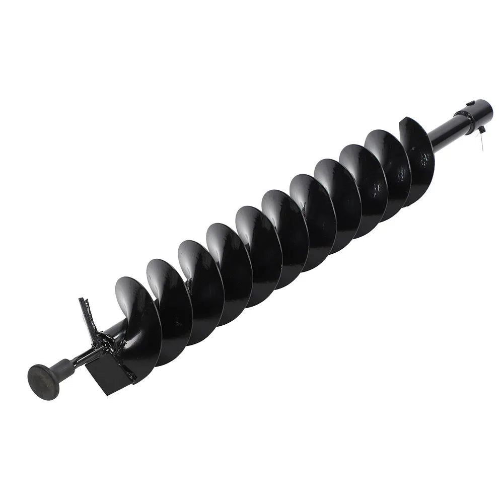 Earth Auger Drill Bit Farm Planting Seeding Hole Digger 100x800mm Dual Blade Hole Digger Drill Bit