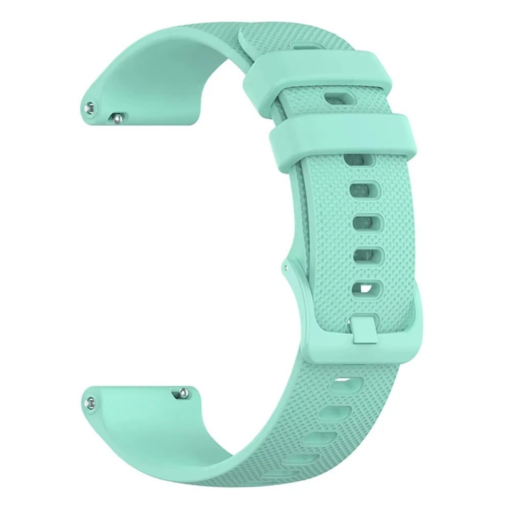 Silicone Strap 20mm For Garmin Forerunner 645 165 245 245M/Vivoactive 5 3 Wristband Bracelet For For Garmin Venu SQ SQ2 Band