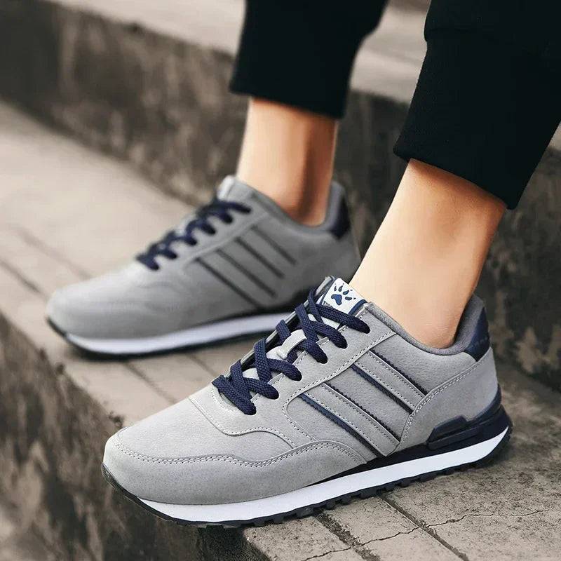 High Quality Men's Sneakers Leather Casual Shoes Autumn 2022 New Breathable Men Shoes Tenis Male Flat Shoe Zapatillas Hombre