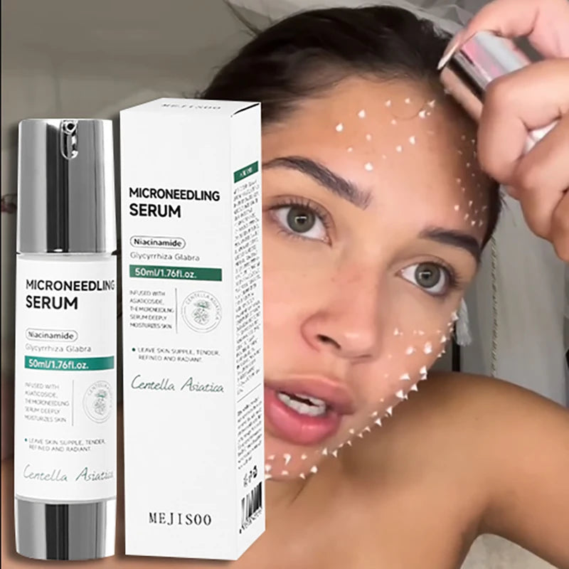 Niacinamide Centella Asiatica Microneedle Essence, Repair Skin Barrier Moisturizer Nourish For All Skin Types Korean Skincare
