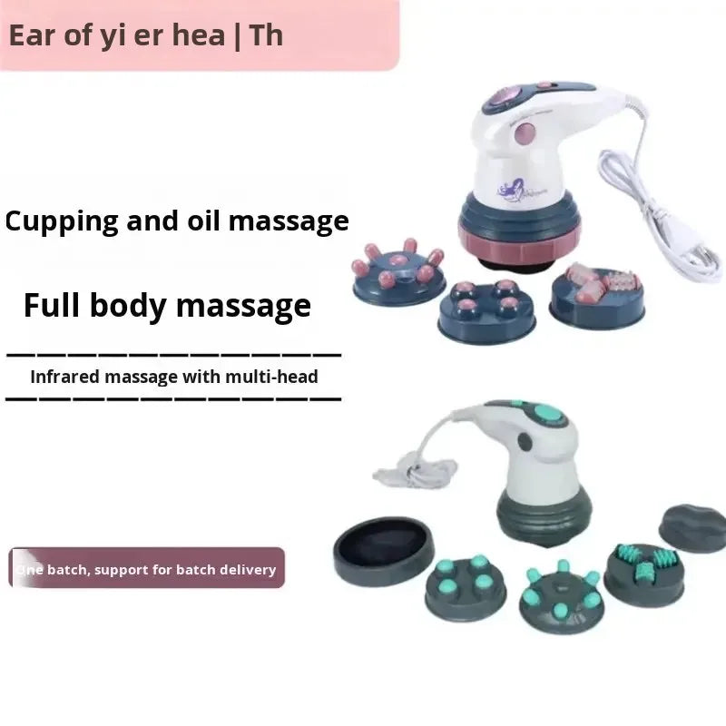 Body Electric Massager Anti Cellulite Portable Fat Slimming Health Care Massage Instrument Vibration Cervical Spine Neck Waist