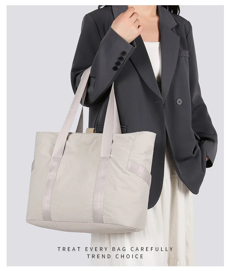 Women's Large Tote Bag with Padded Laptop Compartment, Yoga Mat Travel Work Daily Handbag Shoulder Bag