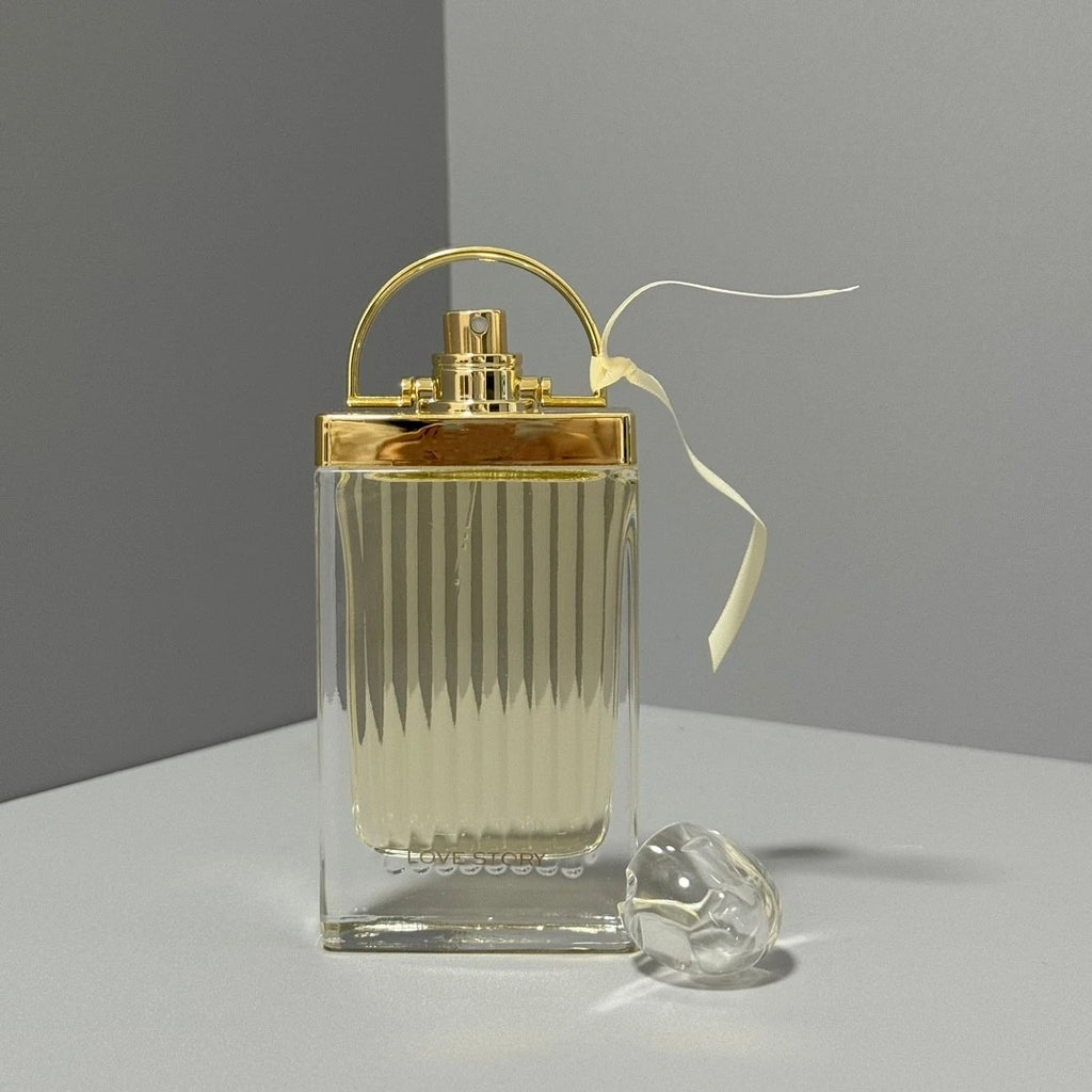 Transparent Striped Bottle, Fresh Soft Long Lasting Fragrance for Her,Elegant Ribbon Bow Perfume 75ml EDP