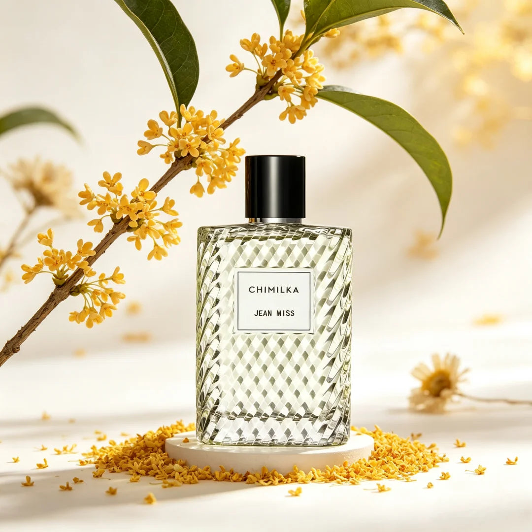 100ml Unisex Long Lasting Eau de Parfum, Italian Citrus Peach Osmanthus Leather Notes, Woody Musk Amber Rich Fragrance Perfume