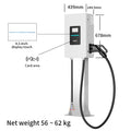 Customized Movable Floor-mounted DC Fast EV Charging Station 20kW 30kW CCS2 Connector Commercial High Speed Electric