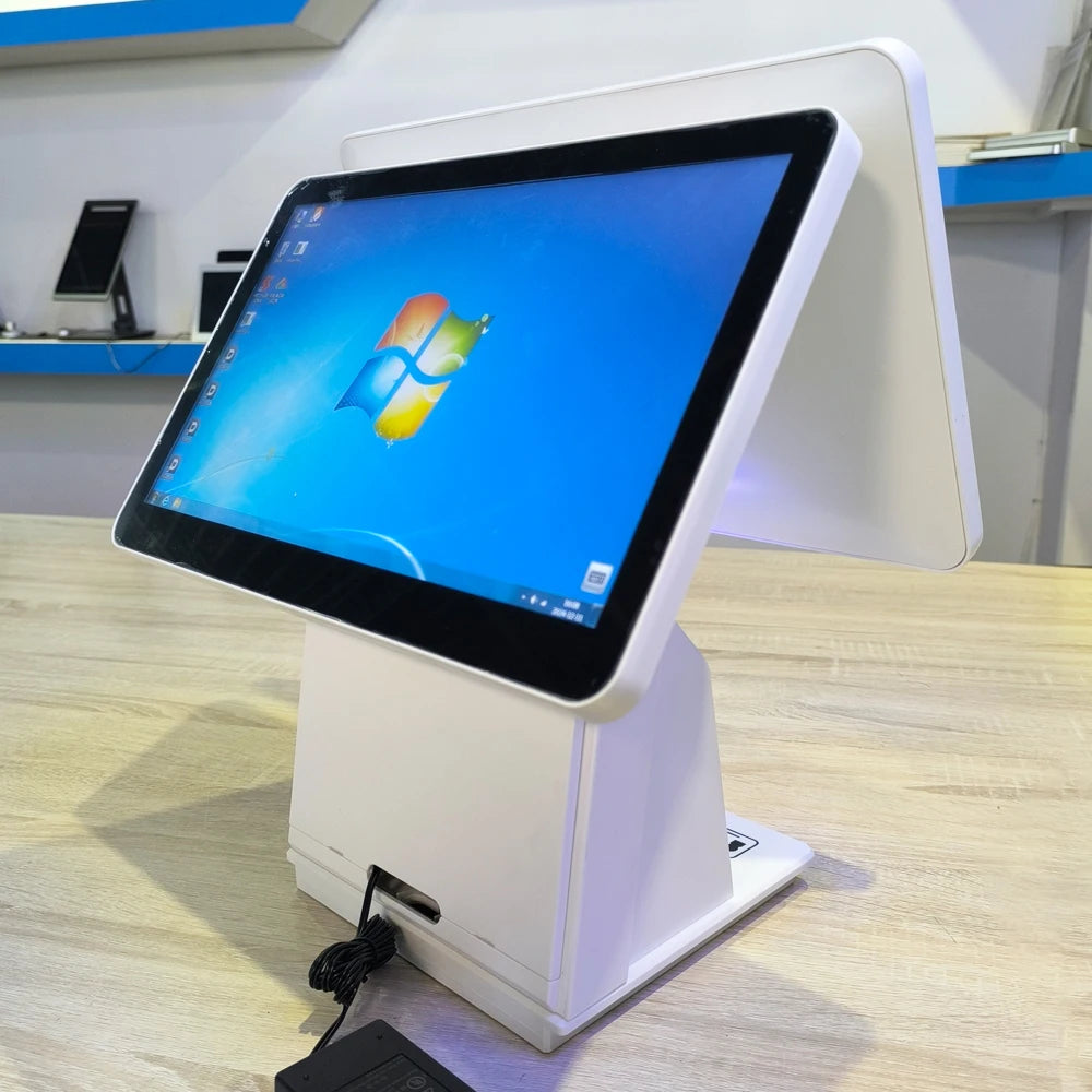 15.6 Inch Smart Cashier POS System with ID Card Scanner and Printer