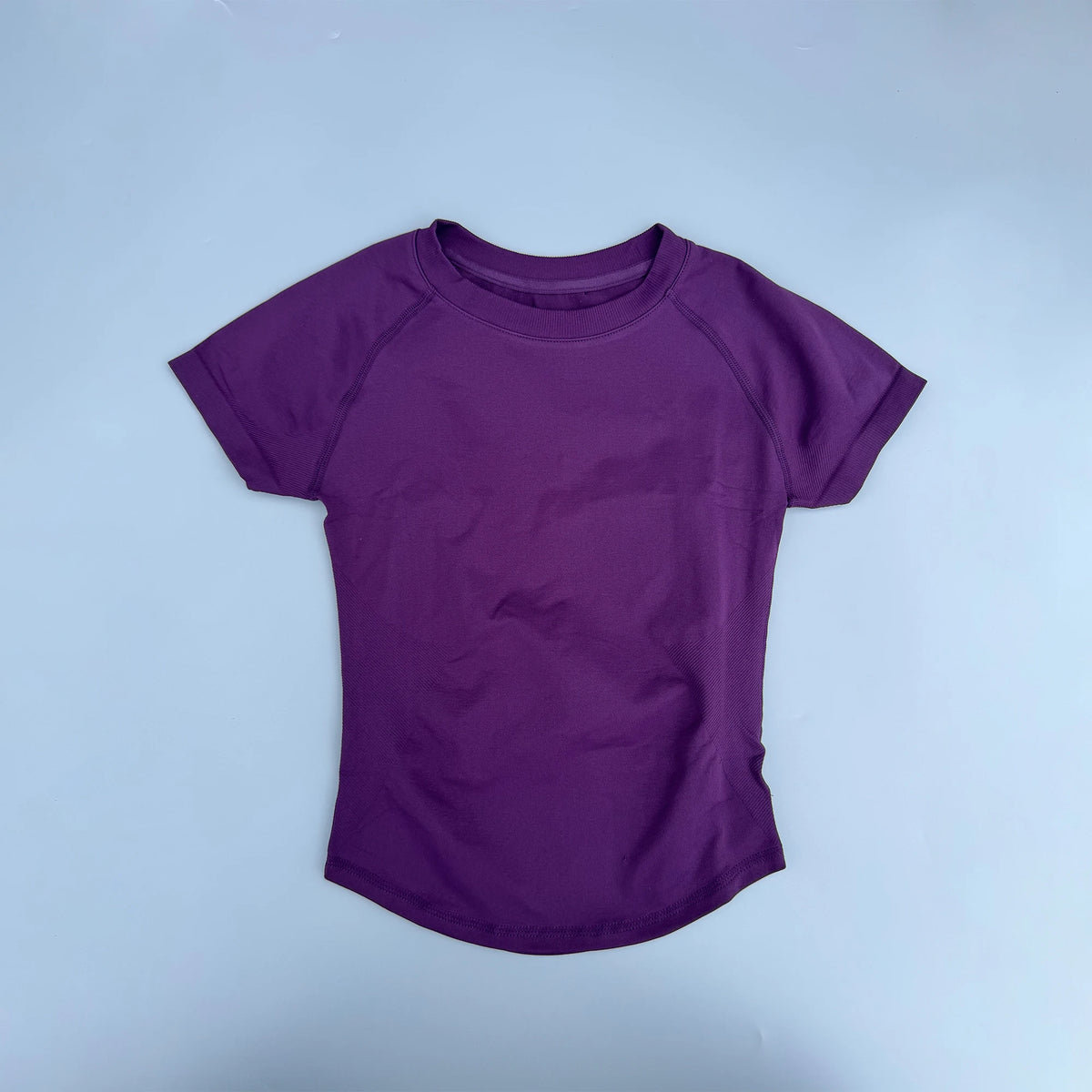 Sport Short Sleeve Top Women Seamless Yoga All-Way Stretch Clothing Running Neon Gym T Shirt Minimalist Slim Fitness Active Tee