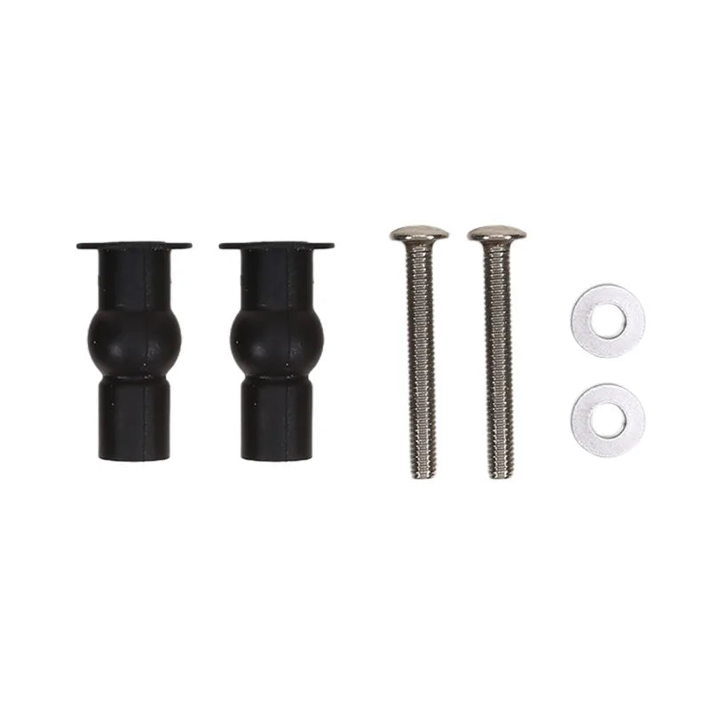 2/4pcs Expansion Screw Toilet Seat Top Fix Seat Hinge Hole Fixings Well Nut Screw Rubber Back To Wall Toilet Cover Accessories