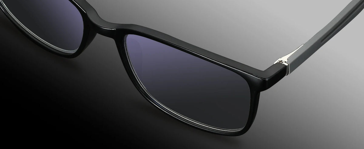 ZENOTTIC Fashion Blue Light Reading Glasses for Men，Sport Square Frame Readers, Anti Glare Computer Glasses
