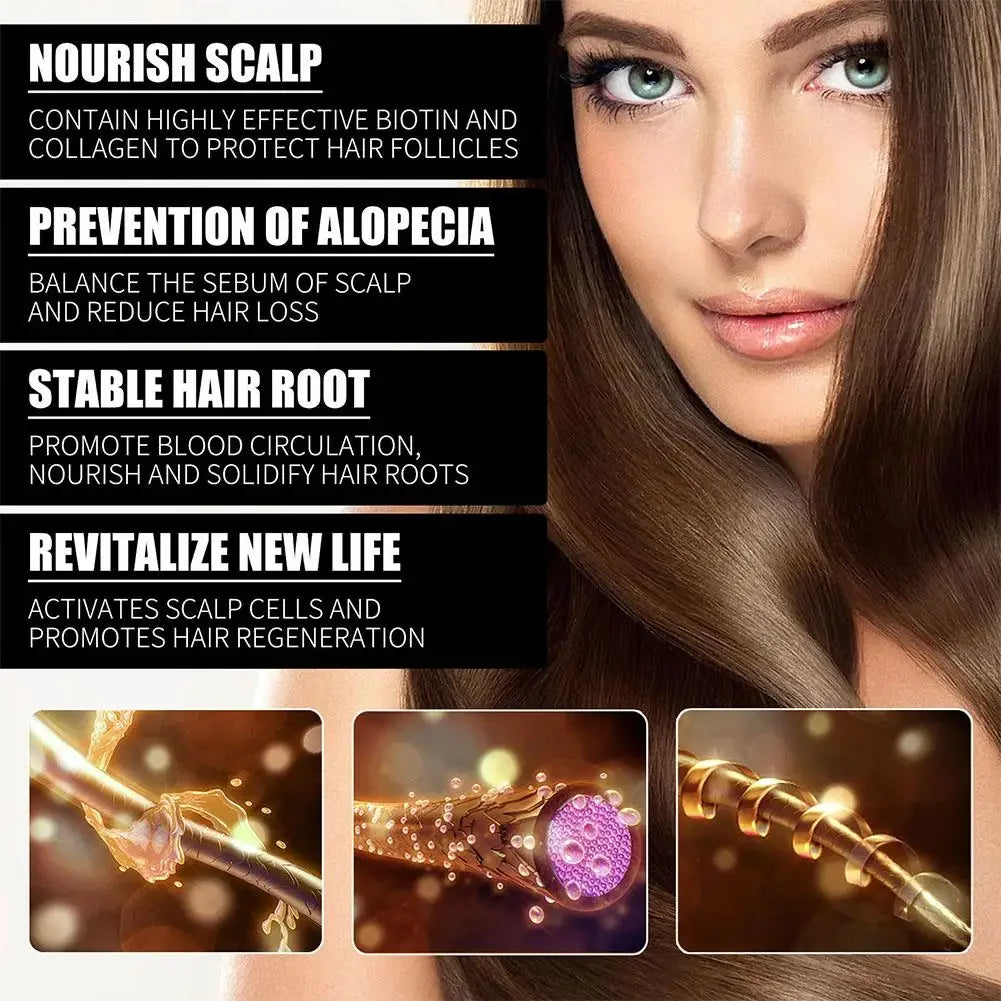 Nutrition Biotin Liquid Drops Essential Oil Collagen B7 Vitamin Oil Trengthen Hair Root Anti Hair Weak Treatment