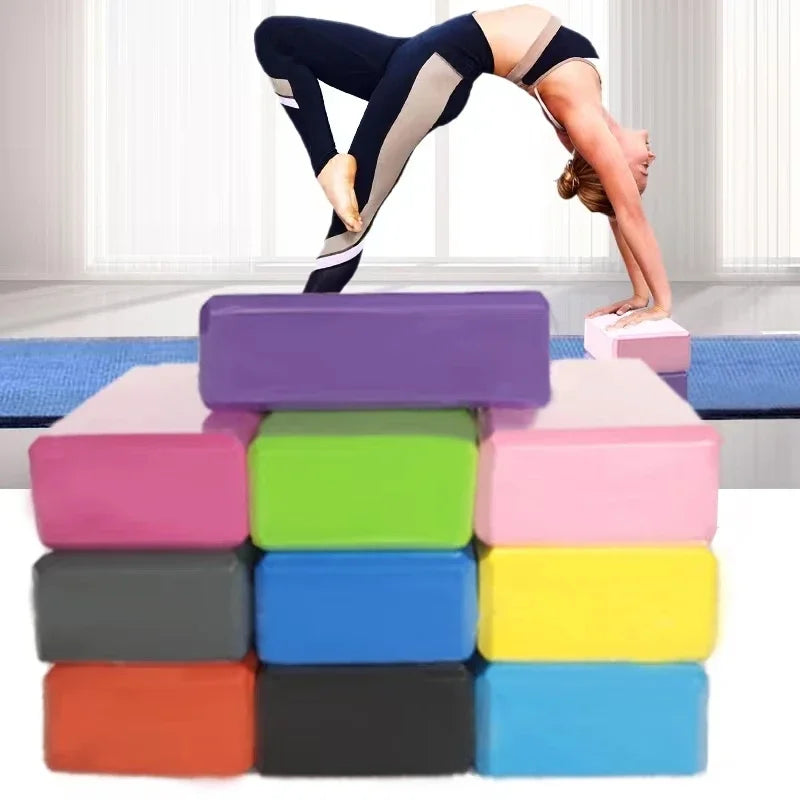 2/1PCS EVA Gym Blocks Foam Brick Training Exercise Fitness Equipment Dance Yoga Auxiliary Tool Stretching Body Shaping