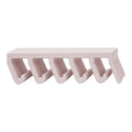 Kitchen Lid Organizer Rental Kitchen Storage Crisper Lid Storage Rack with 5-slot Partition Adhesive Wall Mount for Cabinets