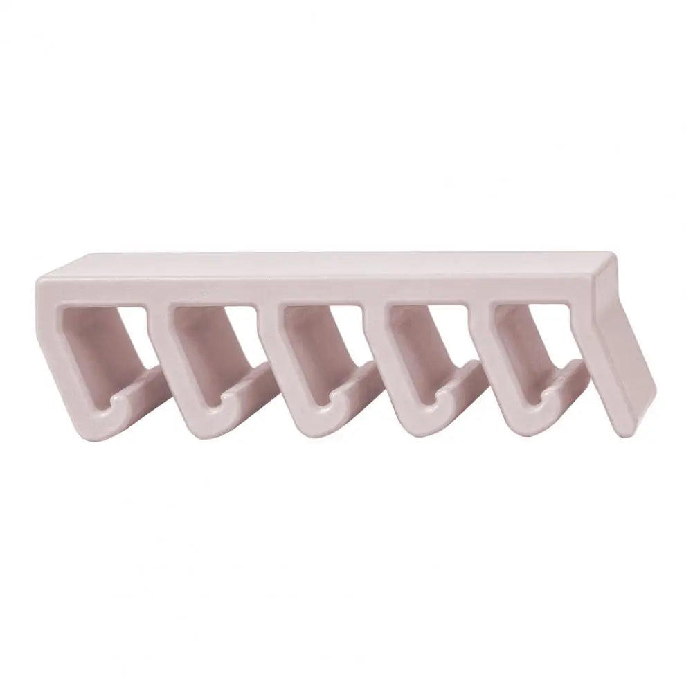 Kitchen Lid Organizer Rental Kitchen Storage Crisper Lid Storage Rack with 5-slot Partition Adhesive Wall Mount for Cabinets