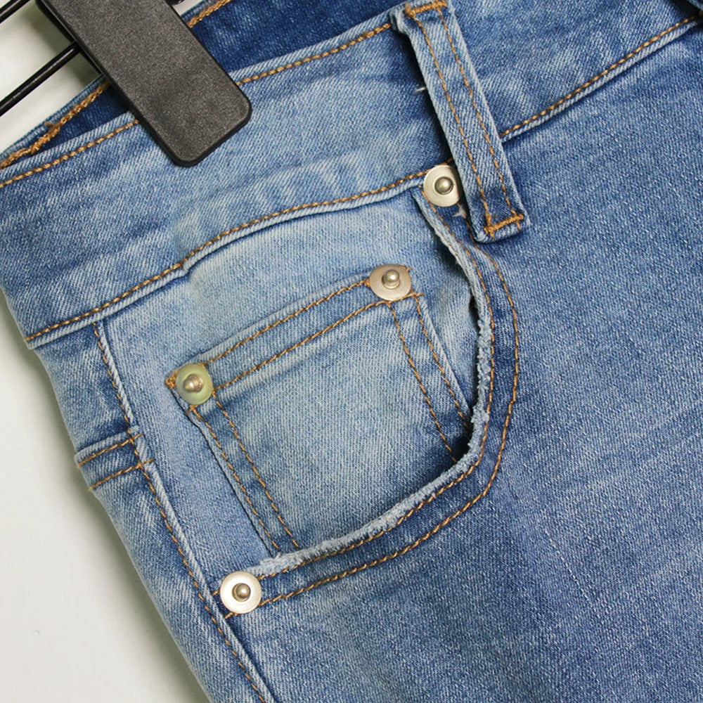 Sexy Embroidery Fashion Streetwear Women Mom Jeans Woman Jean Stacked Pants Boyfriend Baggy Jeans Vintage Clothes Denim Trousers