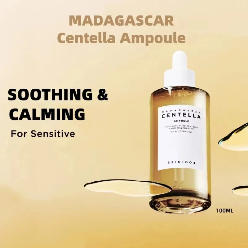Hot SKIN1004 Madagascar Centella Hyalu-Cica Watery Serum 100ml Lightweight Non-greasy Pore Care Deep Moisture Skincare Skin Type