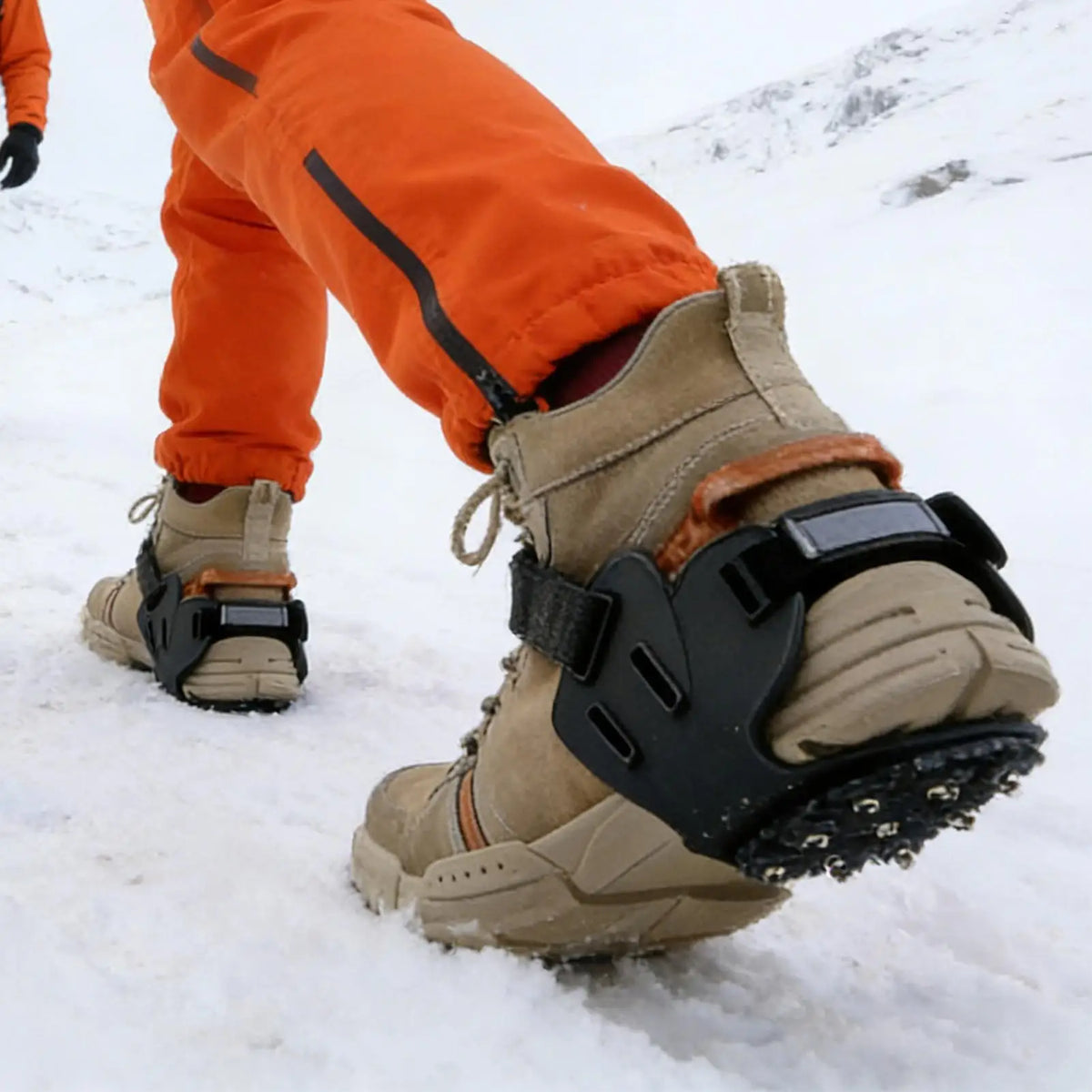 Outdoor Anti-slip Shoe Spikes Winter Crampon Ice And Snow Grip Boots Covers With 9 Metal Spikes Snow Grippers Ice Snow Cleats