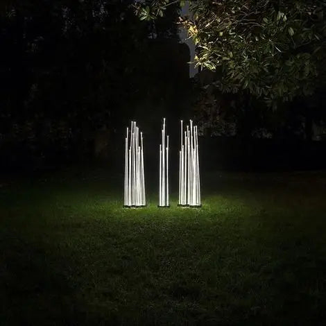 Fiber Reed Floor Lawn Landscape DC12v RGB 3000k 7W 11w Support DMX512 Outdoor Garden Light