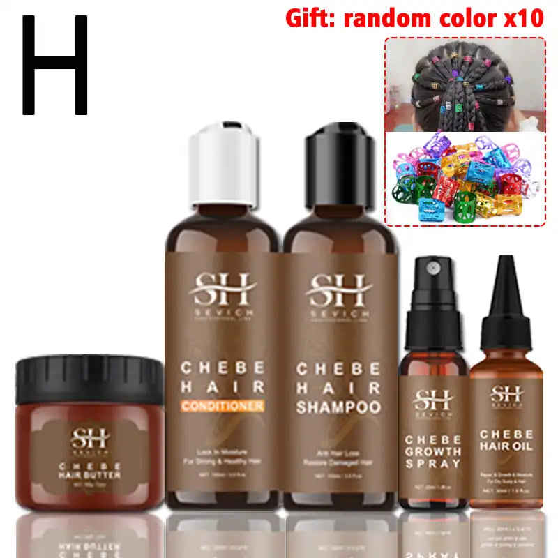 100% Chebe Powder From Chad Africa Women Traction Alopecia Treatment Oil Men Fast Hair Growth Spray Hair Loss Treatment Sevich