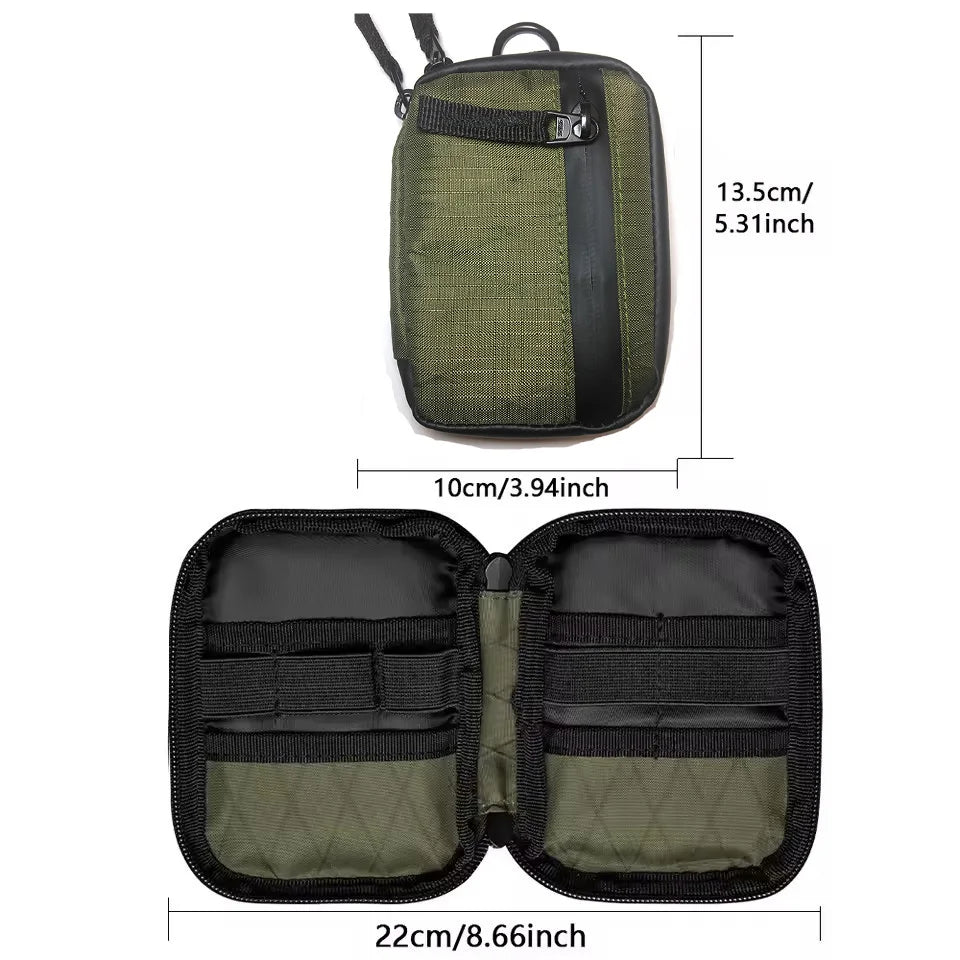 XPAC Waterproof EDC Wallet, Mini Portable Coin Purse & Outdoor Pocket Organizer for Multitools, Cash, Keys