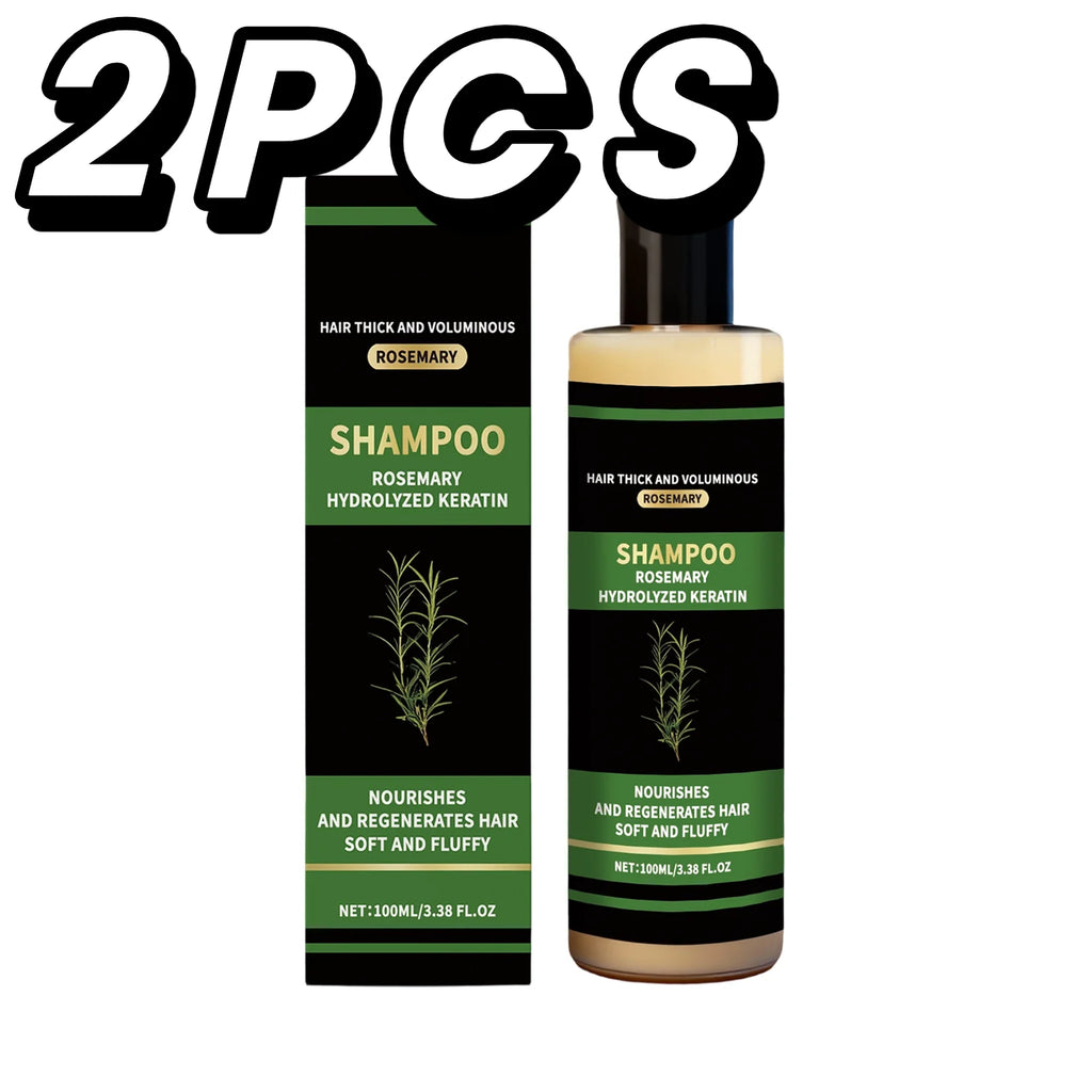 Rosemary Natural Shampoo Hair Thickness Loss Deep Nourishing Scalp Care Strengthen Repair Damaged Oil Control For Men Women