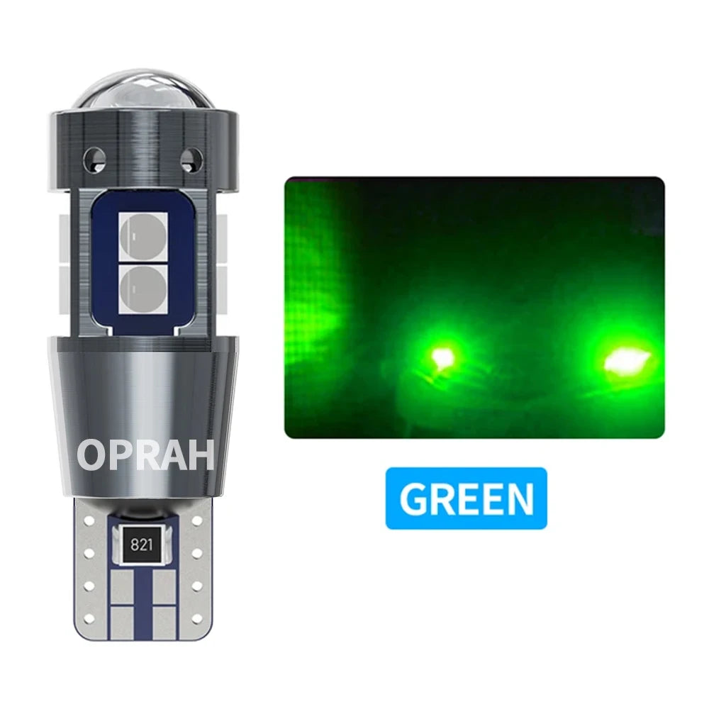 2pcs High Quality T10 LED W5W Car Interior Lights CANBUS No Error 3030 SMD Super Bright Side Marker Parking Lamps Auto Bulb 12V