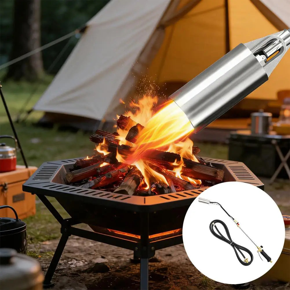Long Arm Weed Burner Propane Torch Weed Burner with 10ft Hose High Output Flamethrower for Gardening Roofing Self Igniter Turbo