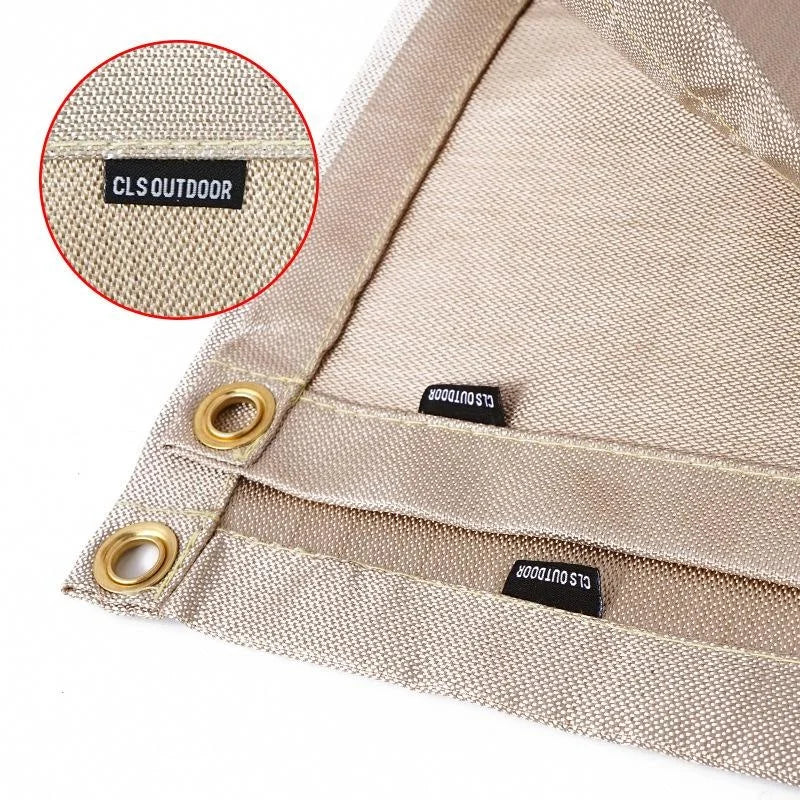Outdoor Camping Fireproof Cloth Picnic Barbecue Insulation Mat Flame Retardant High Temperature Fire Blanket Fiberglass Mat